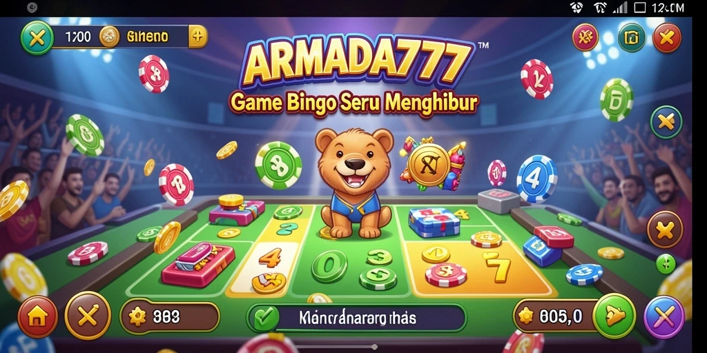 Tampilan menarik gameplay Bingo di ARMADA777.