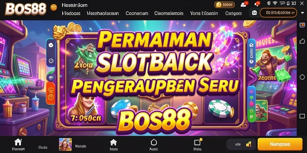 Screenshot utama BOS88 memperlihatkan gameplay Slot yang menghibur dan beragam.