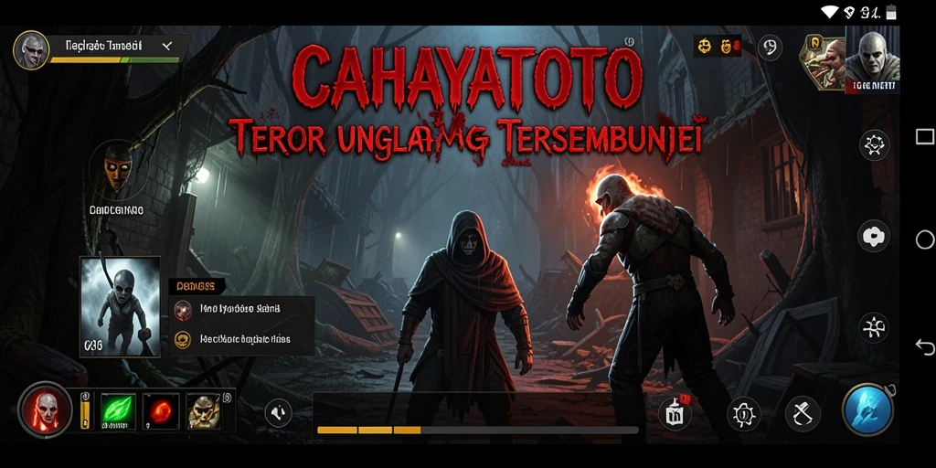 Tampilan menyeramkan dari gameplay CAHAYATOTO yang memikat.