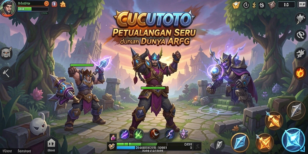 Tampilan gameplay seru di dunia fantasi CUCUTOTO.