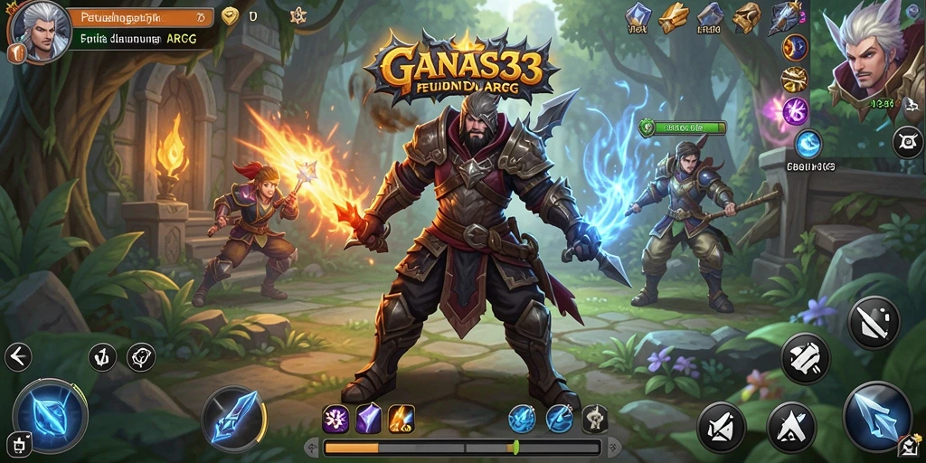 Tampilan screenshot dari gameplay seru di GANAS33.