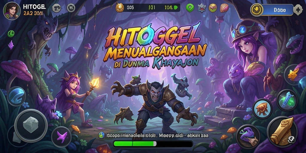 Tampilan menarik dari gameplay <strong>HITOGEL</strong> saat petualangan dimulai.