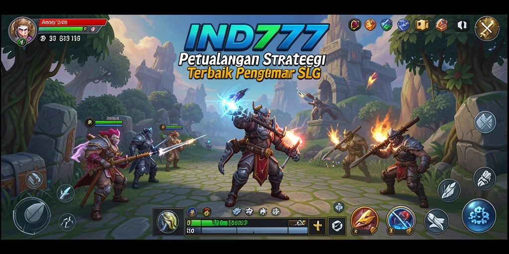 Tampilan gameplay slg yang menegangkan dan strategis.