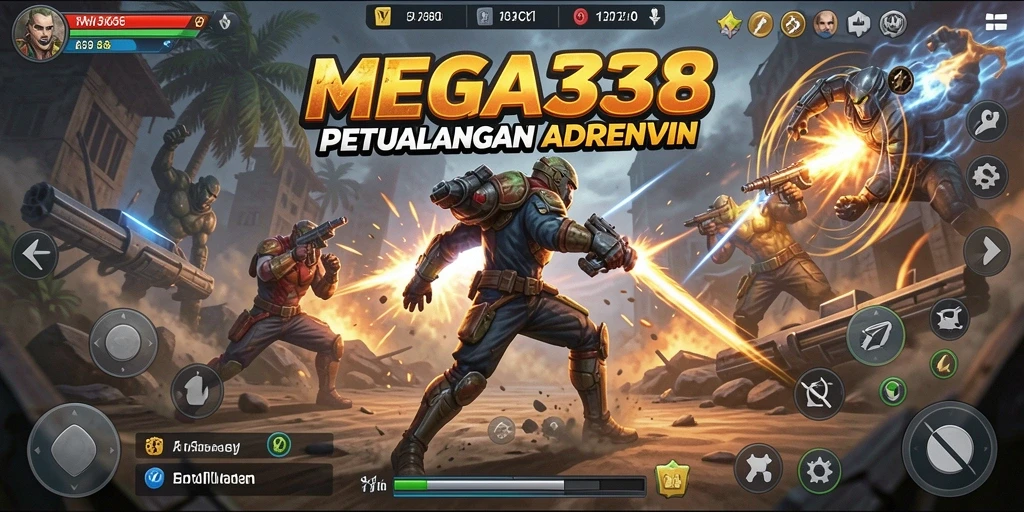 Tampilan gameplay seru dan mendebarkan di MEGA338.