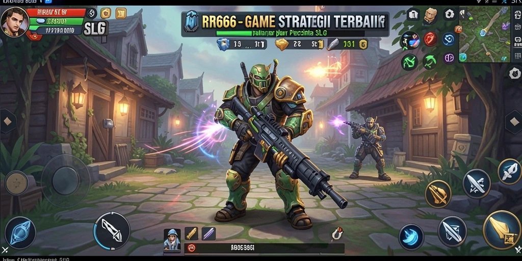 Screenshot gameplay di RR666 menunjukkan strategi pertempuran yang mendebarkan.