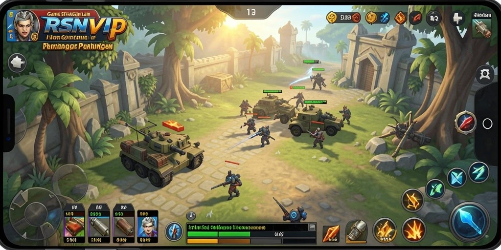Tampilan menakjubkan dari gameplay RSNVIP yang seru.