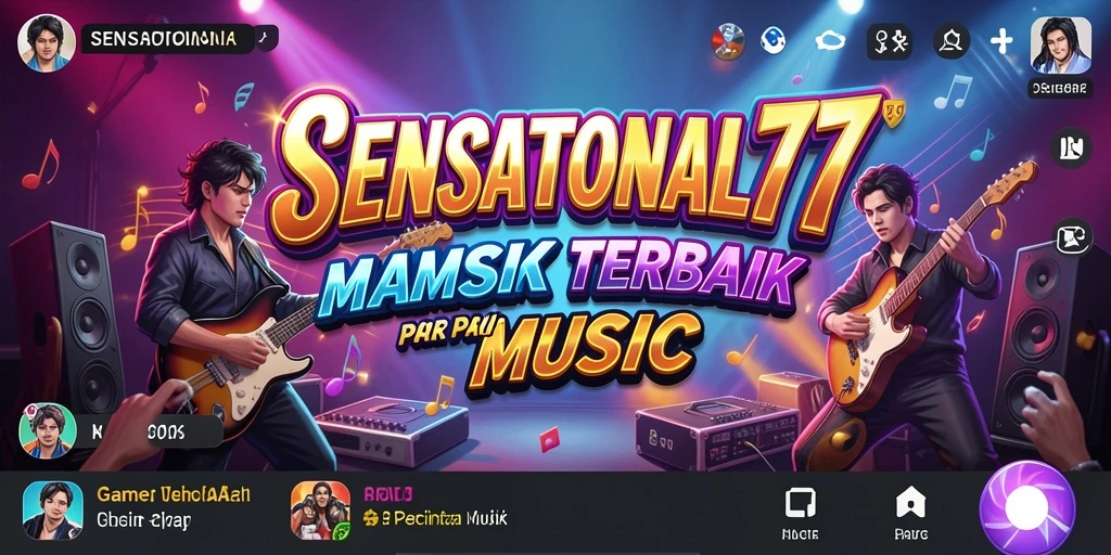 Tampilan gameplay SENSATIONAL77 yang menarik dan interaktif.
