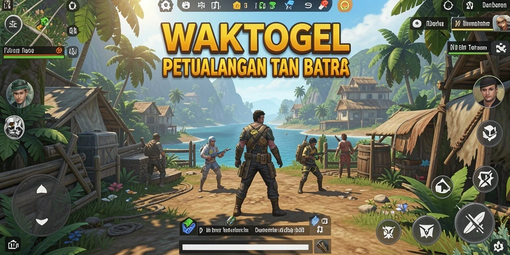 Tampilan gameplay Open World WAKTOGEL menakjubkan dengan lingkungan yang detail.